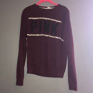 Pink crew neck